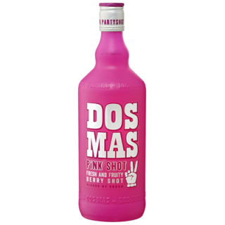 Dos Mas Pink Shot 17 % Vol. Zimtlikör mit Chili-Kick...
