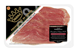 Fratelli Parmigiani Parmaschinken - 100 g Schale