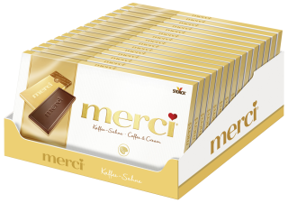 Merci Tafel Schokolade -Kaffee Sahne- 100g