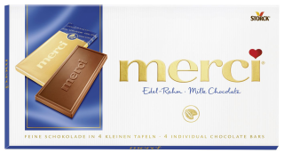 Merci Tafel Schokolade -Edel Rahm- 100g