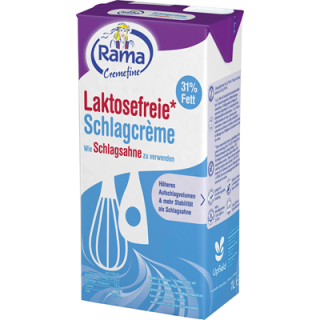 Rama Cremefine Laktosefreie Schlagcrème 31 % Fett - 1,00 l Karton