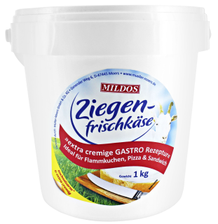 Mildos Ziegenfrischkäse - 1,00 kg Stück