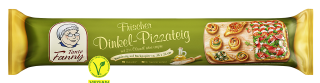 Tante Fanny Frische Aufbackteige -Dinkel Pizzateig- 400g