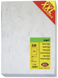 Sigel T1080 Marmorpapier A4 - 250 Blatt