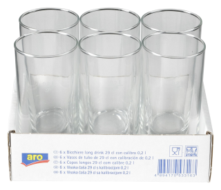 aro Longdrinkglas - 6 Stück
