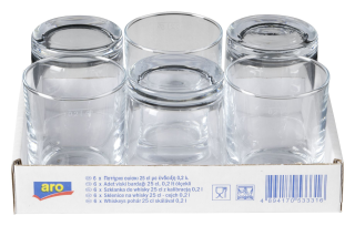 aro Whiskyglas 0,25 l - 6 Stück