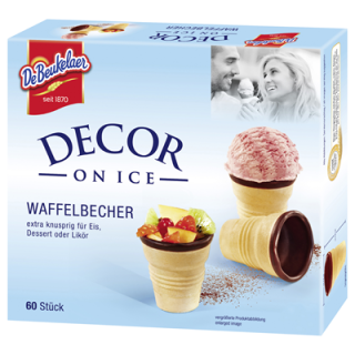DeBeukelaer Decor on Ice Waffelbecher - 230 Schachtel