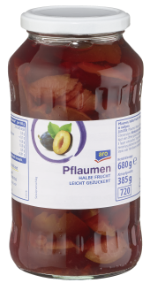 Aro Pflaumen gezuckert 1/2 Frucht 720 ml
