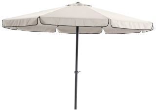 Tarrington House Sonnenschirm Merida Ø 4 m Humus