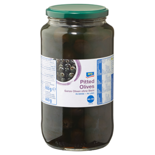 Aro Oliven geschwärzt ganz ohne Stein 935ml