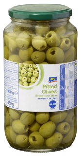 Aro Oliven ganz grün ohne Stein 935ml