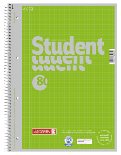 Brunnen DIN A4 Collegeblock Student Kariert