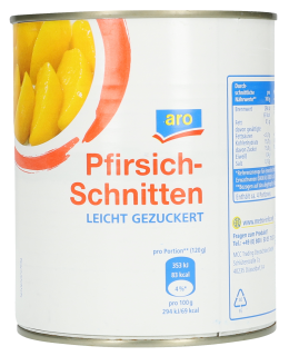 Aro Pfirsich Schnitten 850 ml