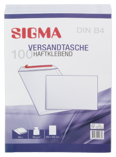 Sigma Versandtaschen DIN B4 - 100 Stück