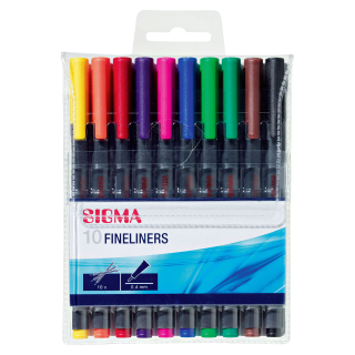 Sigma Fineliner 15,5 cm - 10 Stück
