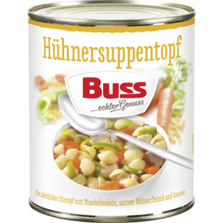 Buss Hühnernudeltopf - 800 ml Dose