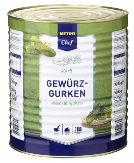 MC Gewürzgurken 40/45 10.2L