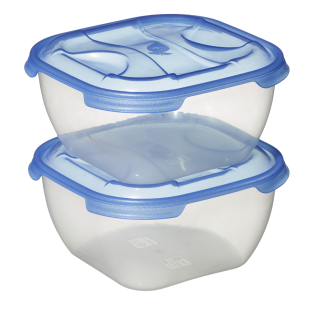 aro Frischhaltedose Clip & Close, quadratisch, 2l - 2...