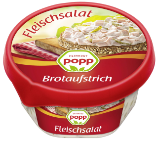 Popp Brotaufstrich Fleischsalat - 150 g Becher