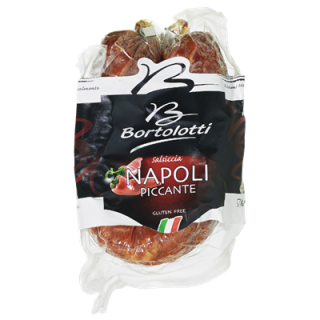 Bortolotti Salsiccia Napoli Salamiring Pikant Schwein Ringsalami IT - 1 x 200 g Packung