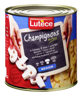 Lutèce Champignons - 6 x 1,38 kg Dosen