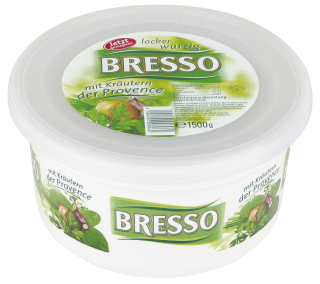 Bresso Frischkäse Kräuter - 1,50 kg Stück