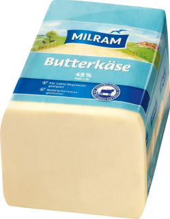 Milram Butterkäse halbfester Schnittkäse, 45 %...
