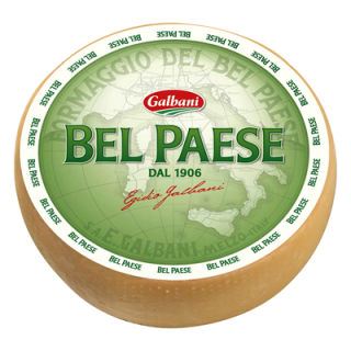 Galbani Bel Paese Laibe halbfester italienischer Schnittkäse, 48 % Fett 2,5 kg