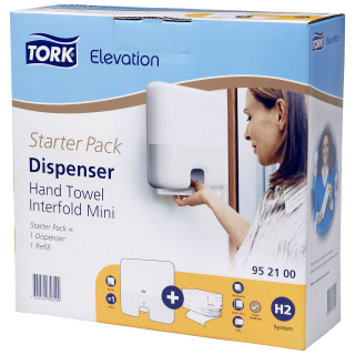 Tork Starter-Pack Handtuchspender Elevation Interfold Mini