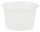 Papstar Dressingbecher Transparent 100 ml Polypropylen (PP) rund Ø 7,1 cm