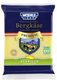 Woerle Österreichischer Bergkäse Premium - 225 g Stück
