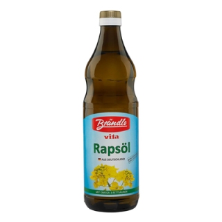 Brändle Vita Rapsöl hochwertiges Speiseöl, auch für Babynahrung geeignet 750 ml Flasche