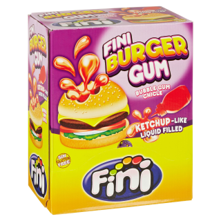 Booom Bubble Gum Burger - 1,00 kg Karton