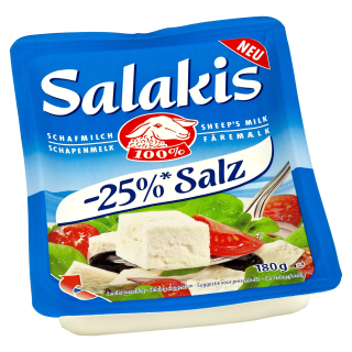 Salakis Schafskäse in Salzlake gereift -25 % Salz,...