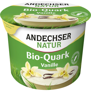 Andechser Bio Quark Vanille 20 % Fett 450 g Becher
