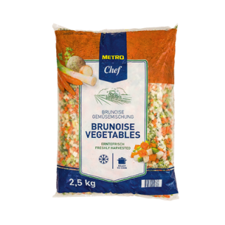 METRO Chef Gemüsemischung Brunoise tiefgefroren - 2,50 kg Beutel