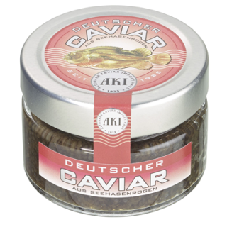 AKI Deutscher Kaviar aus Seehasenrogen 100 g Glas