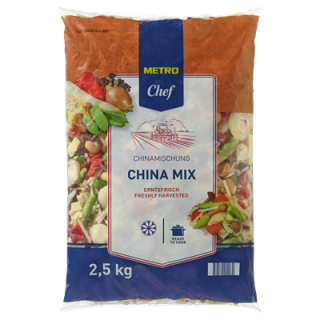 METRO Chef China Gemüse tiefgefroren, erntefrisch - 2,5 kg Beutel