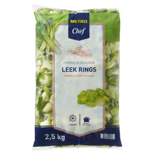 METRO Chef Porree Scheiben tiefgefroren - 2,5 kg Beutel