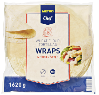 MC Wraps Mexican Style Ø 30 cm - 18 Stück