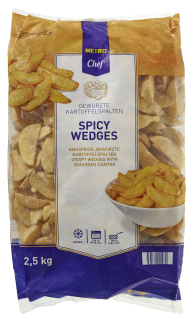 METRO Chef Spicy Wedges tiefgefroren unzubereitet - 2,50...