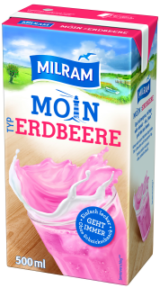 Milram Erdbeer Drink - 500 ml Packung