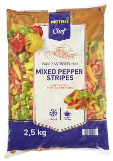 METRO Chef Paprika Mix tiefgefroren - 2,50 kg Beutel