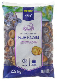 METRO Chef Pflaumenhälften tiefgefroren - 2,50 kg Beutel