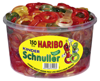 Haribo Süße Schnuller 150 Stück - 1,35 kg...