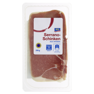 Aro Serrano Schinken 200g