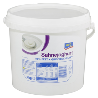 aro Joghurt Griechische Art 10 % Fett im Milchanteil - 5...