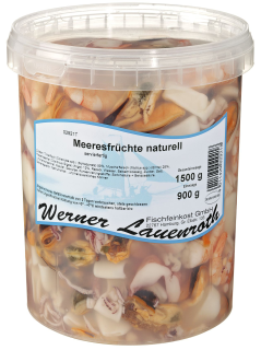Werner Lauenroth Meeresfrüchte naturell - 1,50 kg Becher
