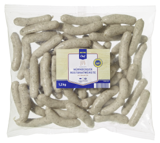 MC Nürnberger Rostbratwürste je kg (ca.1.2kg)