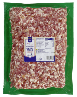 MC Bauchspeck gewürfelt je kg (ca. 2.5kg)